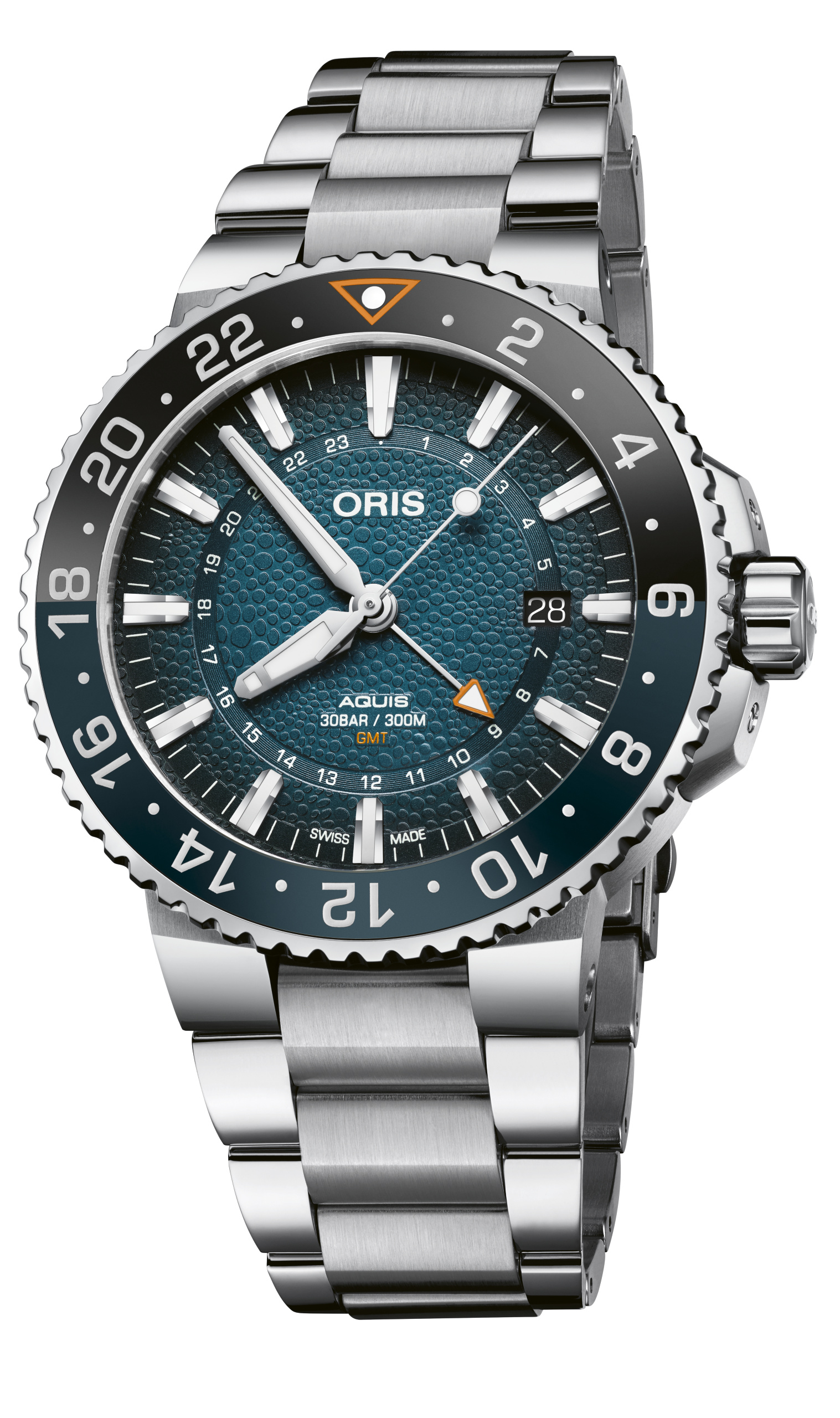 Oris Aquis Whale Shark Stainless Steel Watch Image